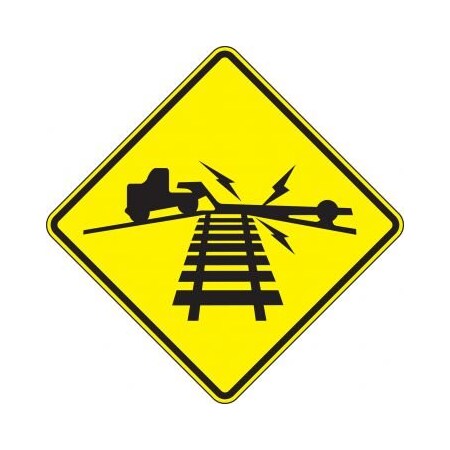RAIL SIGN LOW GROUND CLEARANCE GRADE FRW680RA